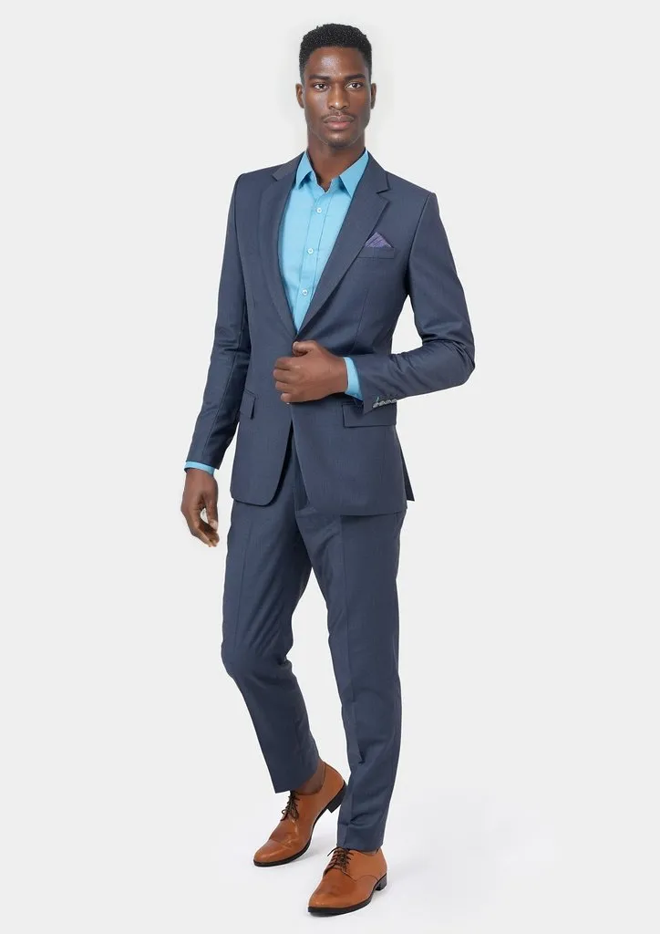 Astor Slate Grey Twill Suit