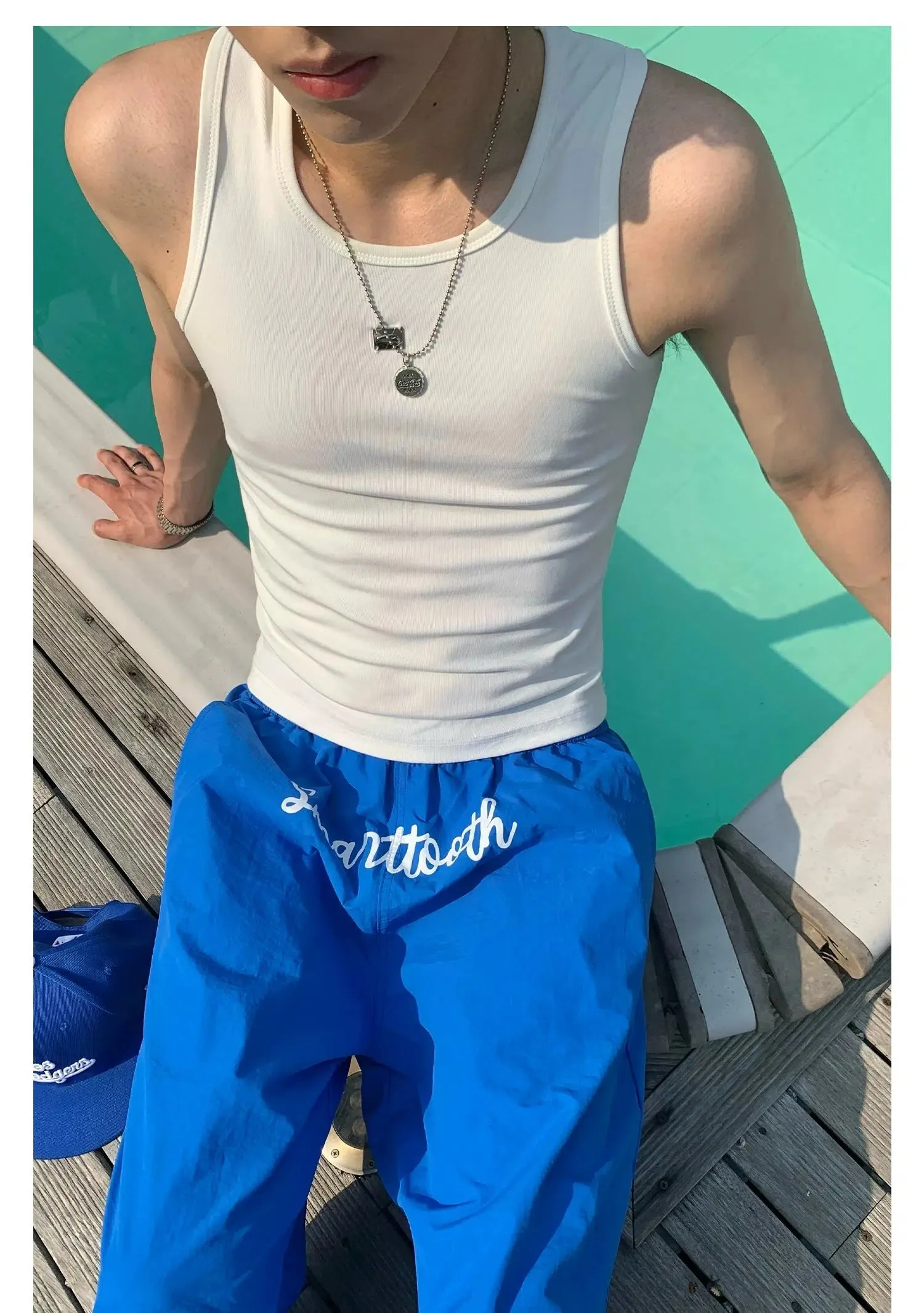 Hip Hop Letter Wide Leg Casual Pants