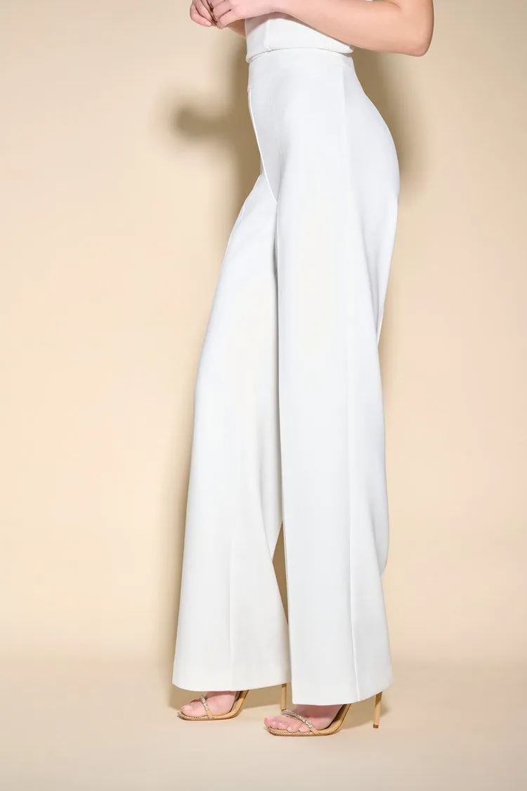 Joseph Ribkoff Scuba Crepe Wide-Leg Pull-On Pants