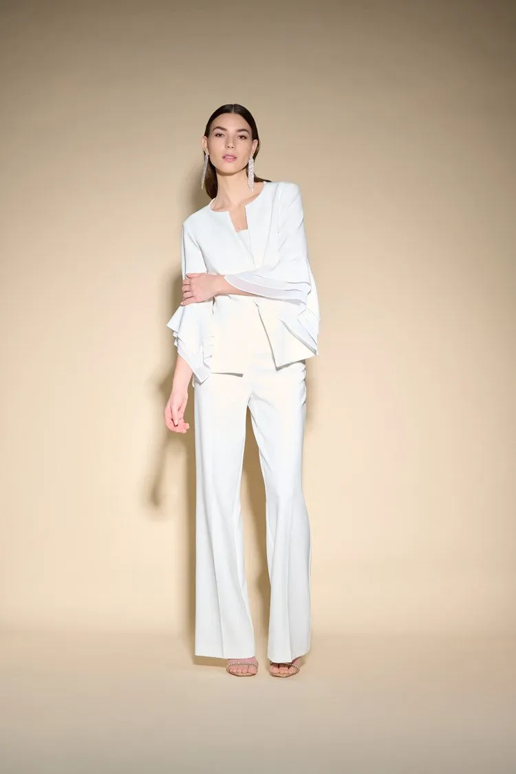 Joseph Ribkoff Scuba Crepe Wide-Leg Pull-On Pants