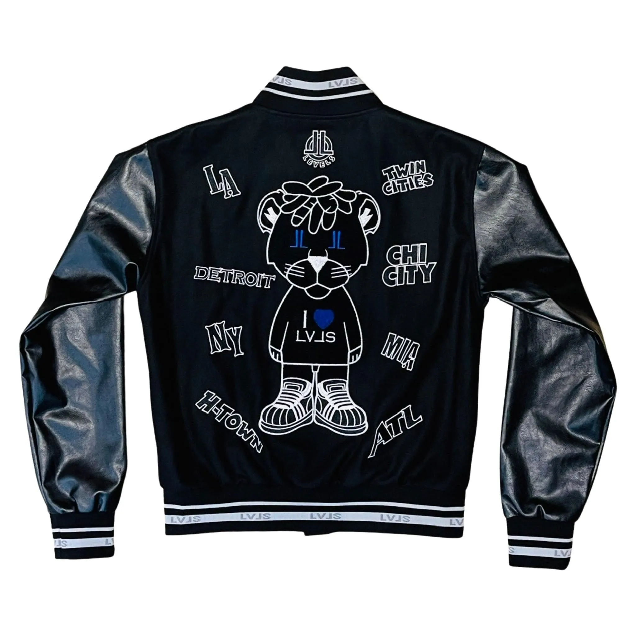 LEVELS CITY VARSITY JACKET | BLUE EDITION