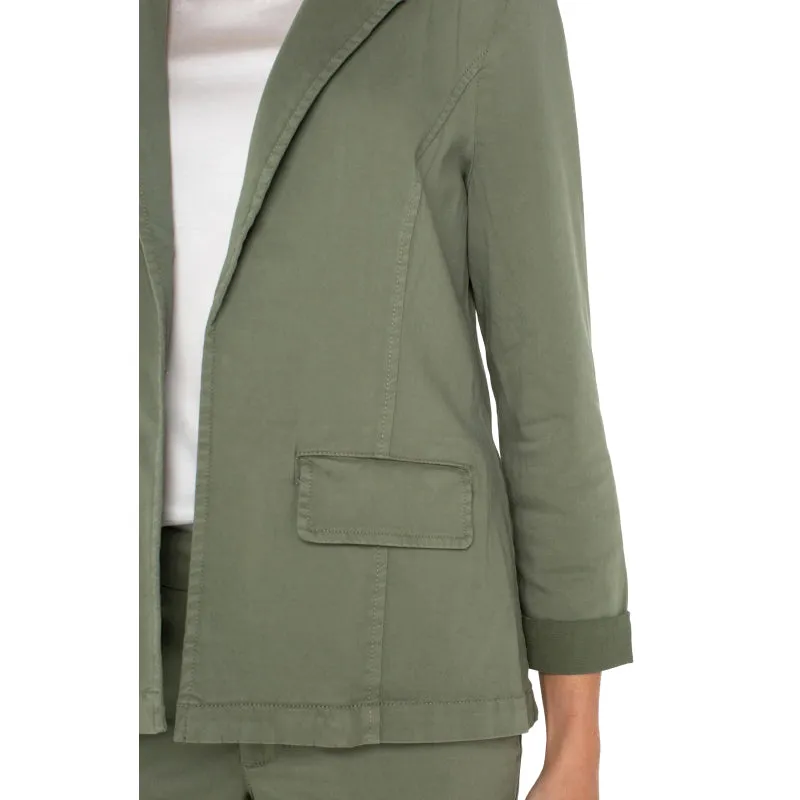 Liverpool Fitted Blazer - Martini Olive