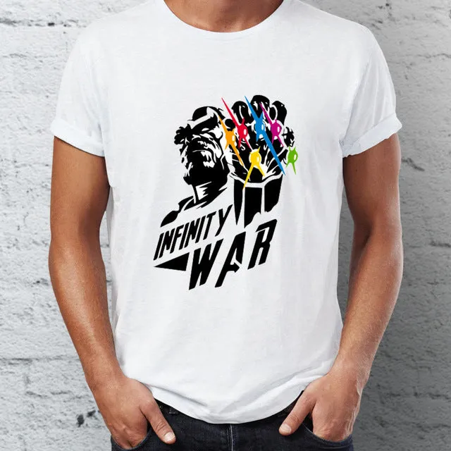 Men's T Shirt Infinity Gauntlet Thanos Avengers Villain Artsy Tee