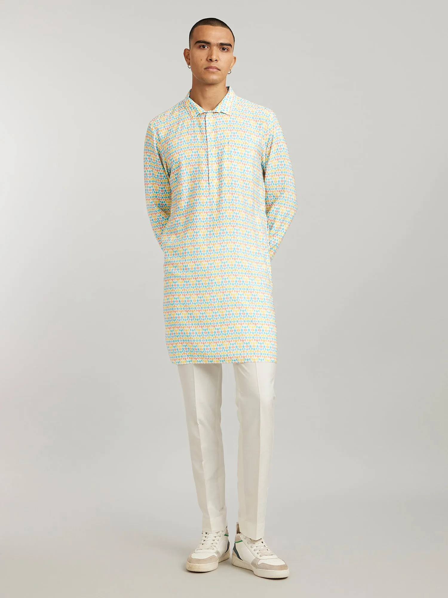 Pixel Kurta Set - Miguel