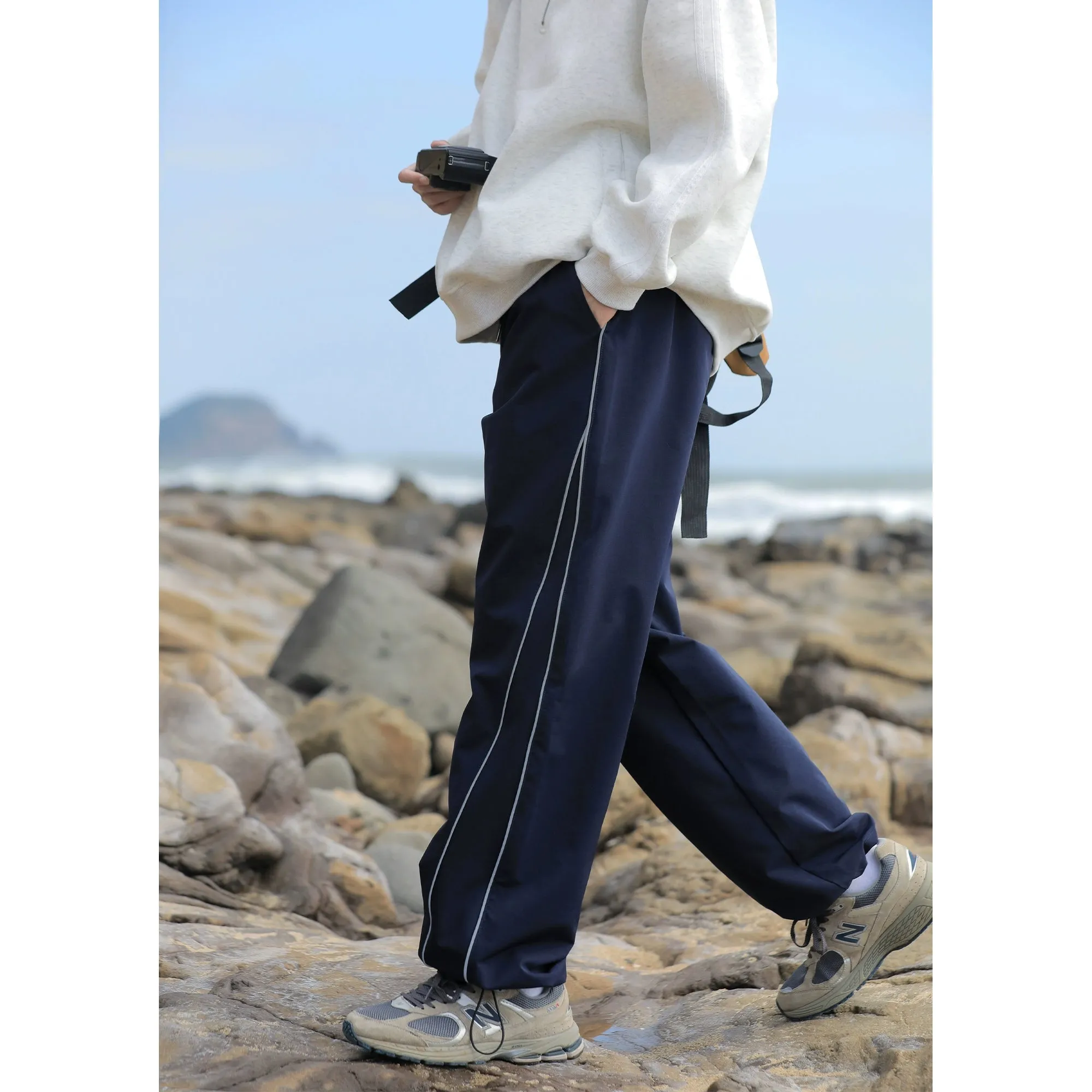 Side Striped Casual Pants