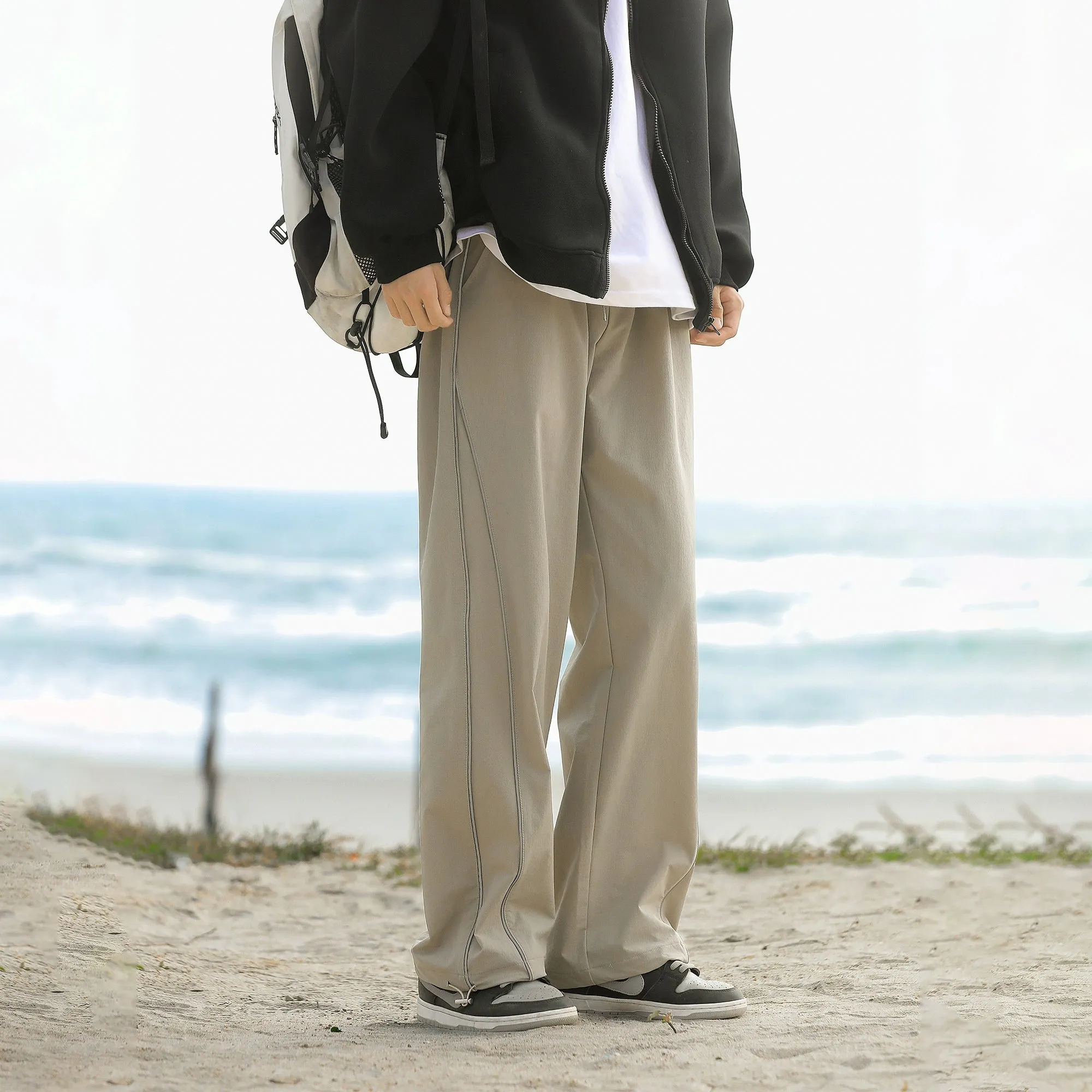 Side Striped Casual Pants