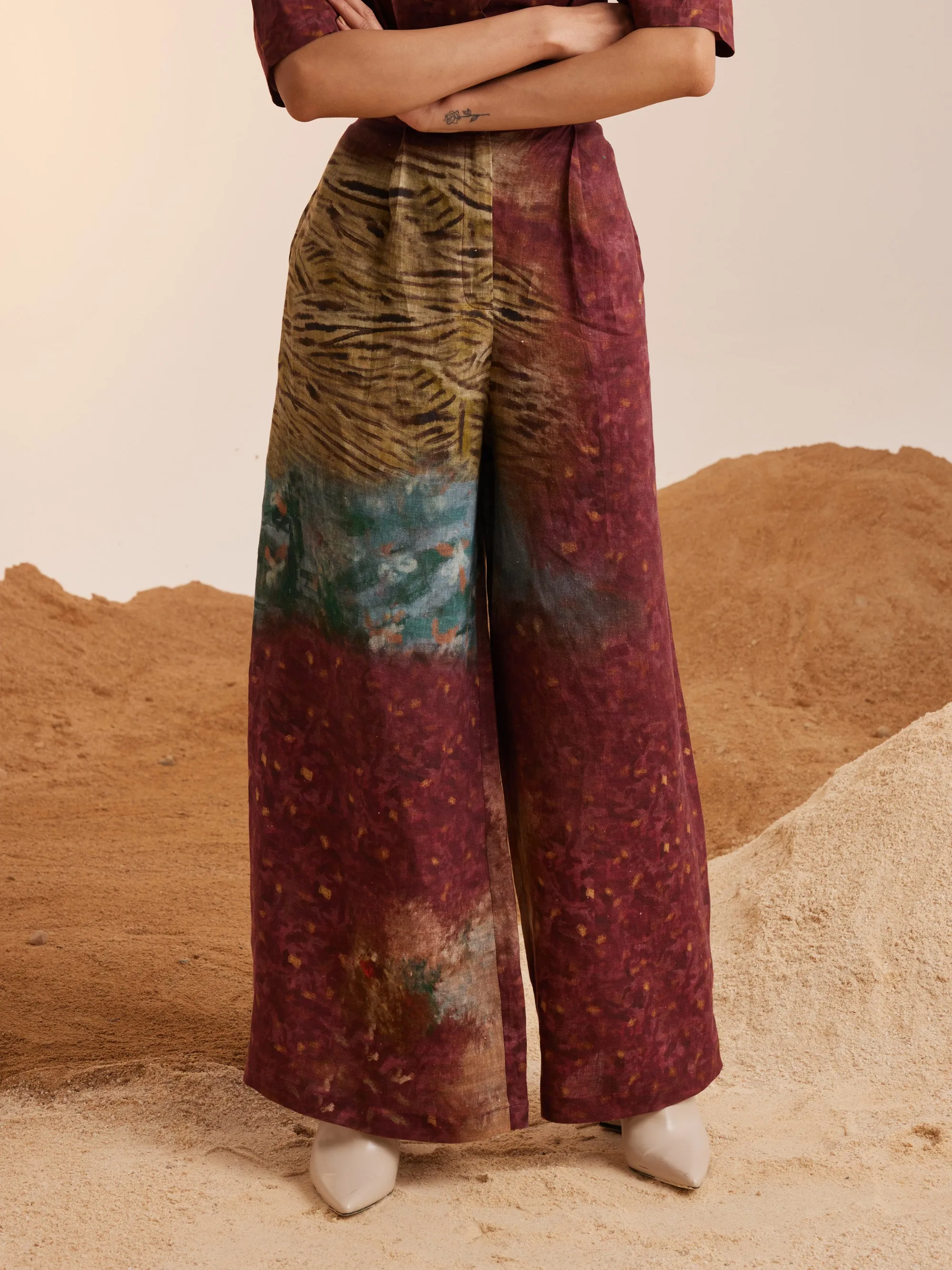 Summer Pants Lounge-Grain-Linen-Ss23-Lp-Grain-Cord