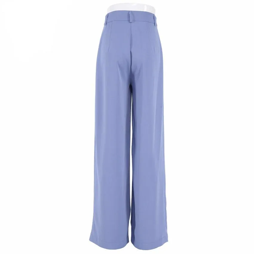 Wide Leg Pants Vintage Female Palazzo Pant , Tops and Sets